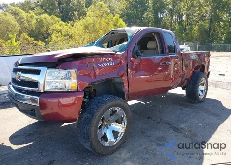 2008 Chevrolet Silverado 1500 Lt1 из США, поврежденный, VIN 2GCEK190481320852